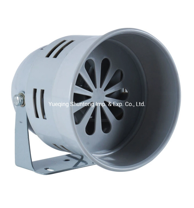 Sntoom Ms-290 High-Speed Rotating Grey Alarm Sound Electric Continuous Alarm Horn Motor-Driven Tornado Mini Siren Horn