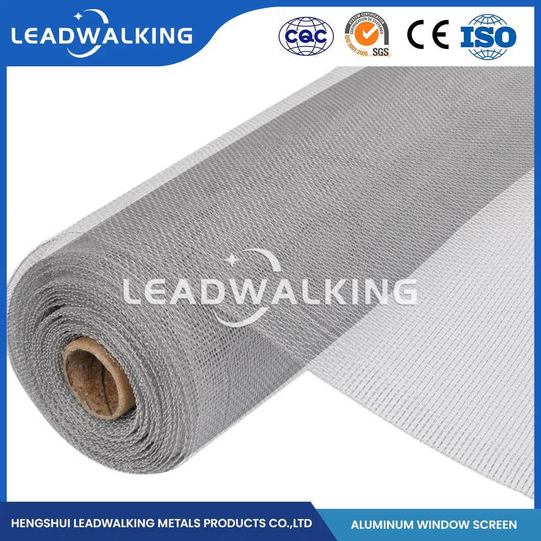 Leadwalking Stainless Steel Window Screen Mesh Good Aesthetics Aluminum Mesh Window Screen Factory High-Quality China 302 304 Aluminum Alloy Window Screen