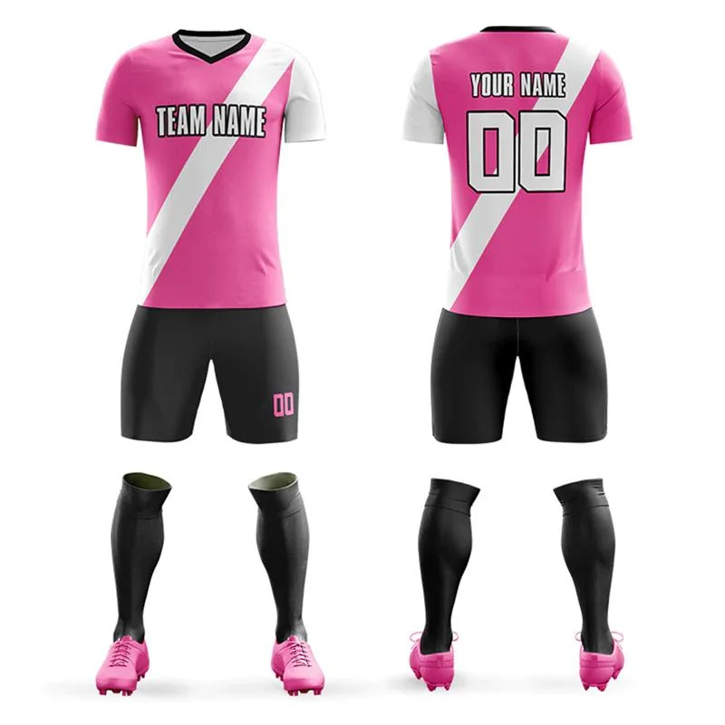 Fußball Trikot Sets Sublimation Fußballbekleidung für Herren Praxis Fußball Personalisierbare Fußball Sportswear Fußball-Mannschaftsuniform