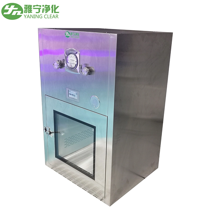 Yaning Custom Design Stainless Steel HEPA ULPA Filter Static Dynamic Pass Box for Laboratory Pharmacy Plant