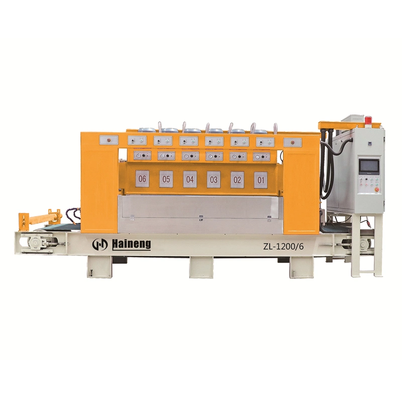 Fully-Automatic Litchi Surface Bush Hammer Stone Grinding Machine for Granite Marble Slab Tile Processing