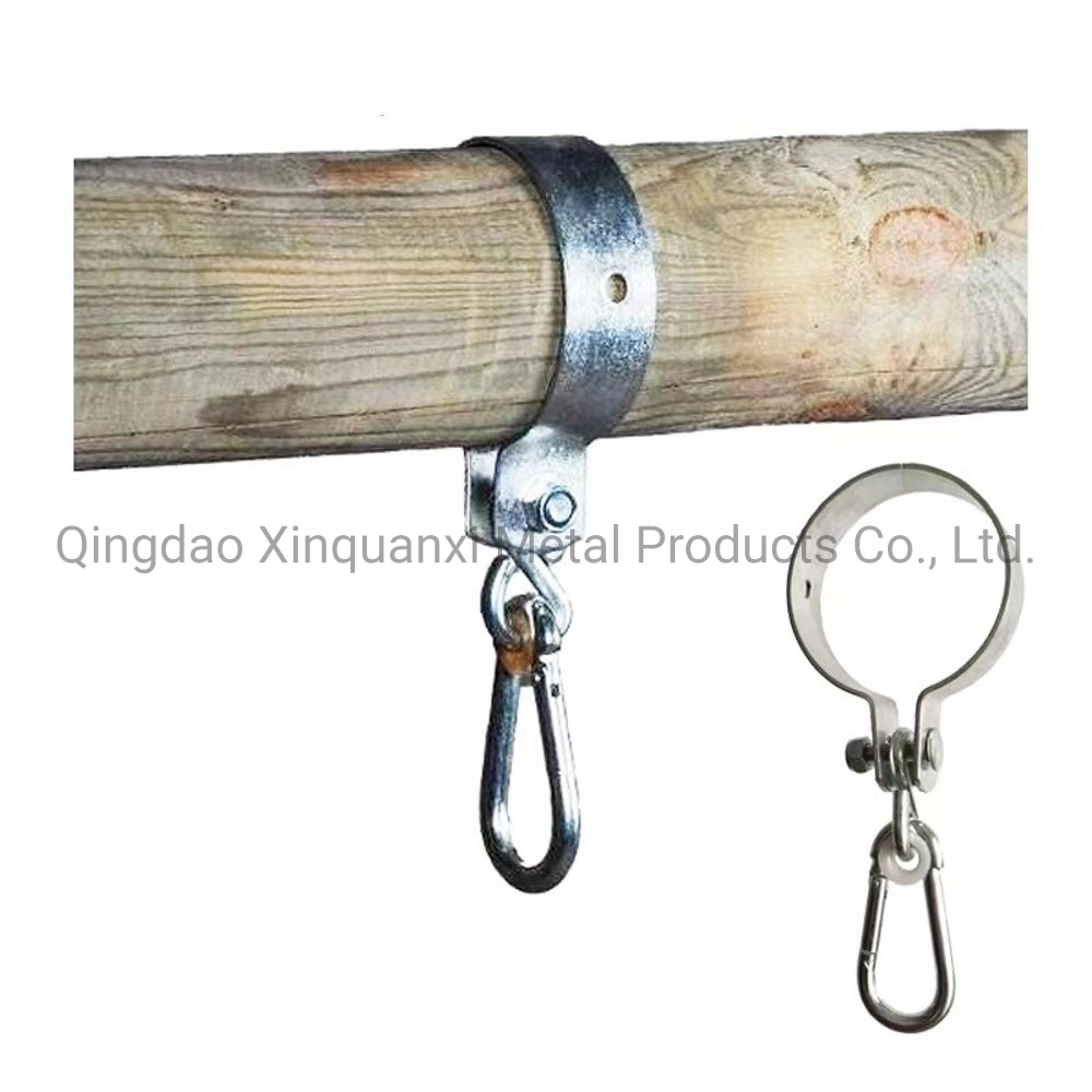 Square Swing Hooks Galvanized Steel Post Swing Set