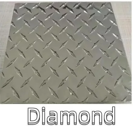 China Manufacturer 3003 Aluminum Plate Texture Diamond Pattern Embossed Aluminum Sheet