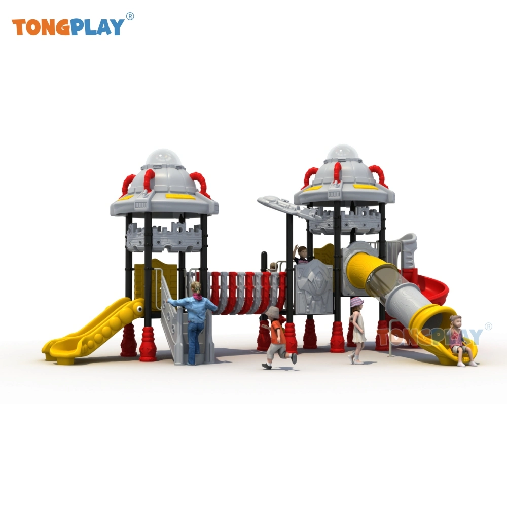 UFO Series Slide Outdoor Playground Plastic Park Kids Amusement