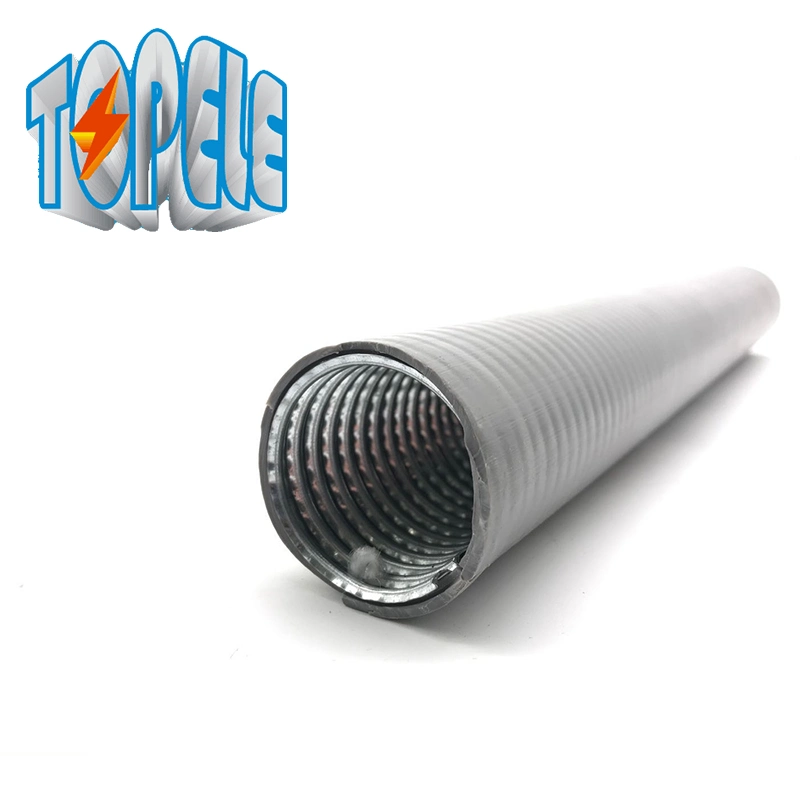 Electrical Liquid Tight Waterproof Gi Flexible/Corrugated Metal Steel Grey Conduit/Tube