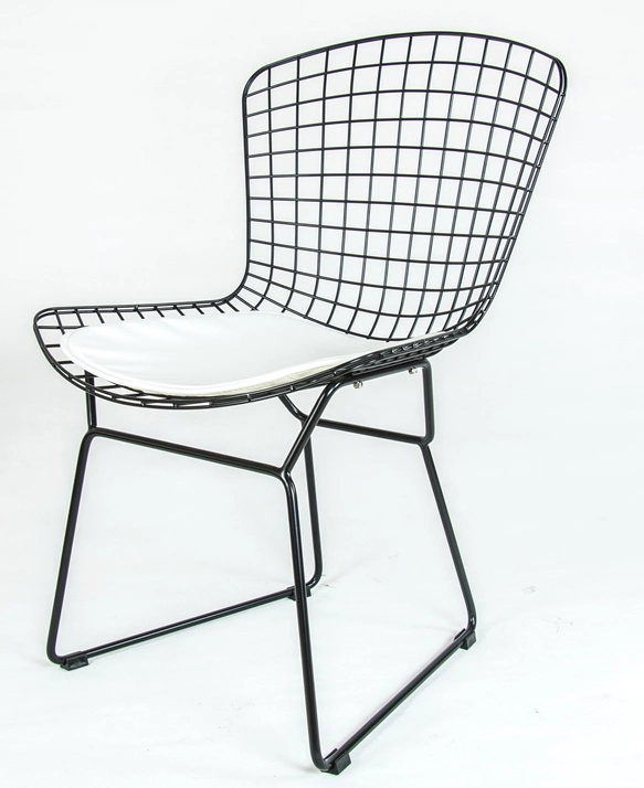 Powder Coated or Chrome Electroplate Designer Metal Steel Wire Chair