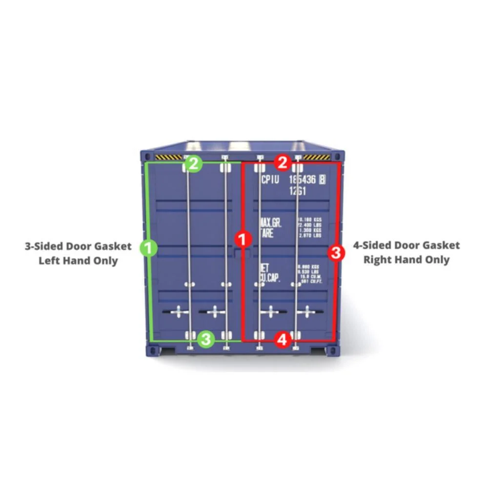 M H-Form EPDM-Gummitürsicherungen für Container/LKW Auto/Fenster/Glas