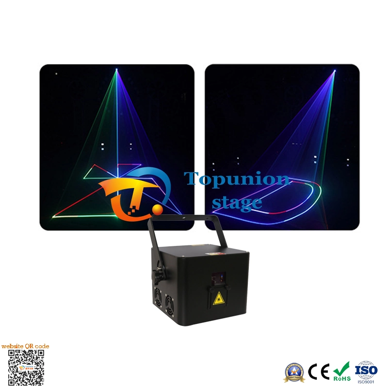 DMX Control 2W Ilda Light for Night Club Event Full Color Animation Laser Light