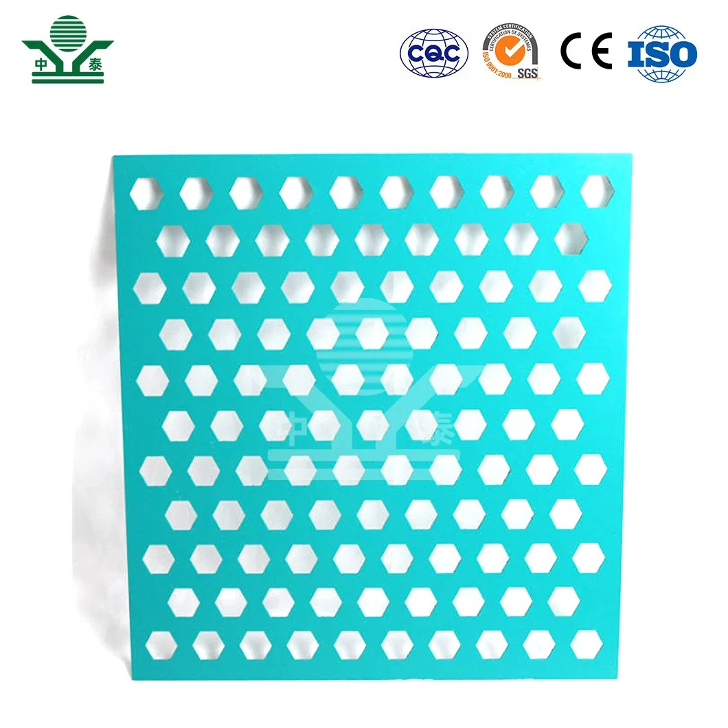 Zhongtai 0.35 mm Perforated Metal Mesh China Manufacturers Aluminum Perforated Metal Fence Cold Rolled Steel Coil Material Small Hole Perforated Sheet