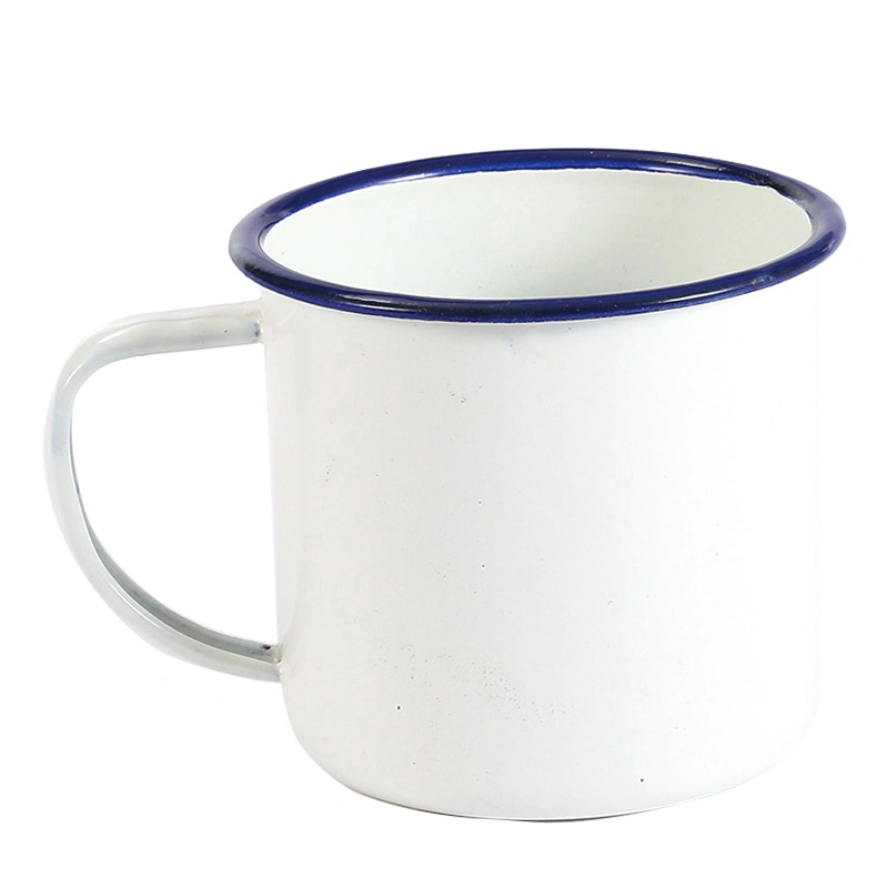 Cheap Good Selling Plain Cup Mixed Color Traveling Enamel Mug Without Decal