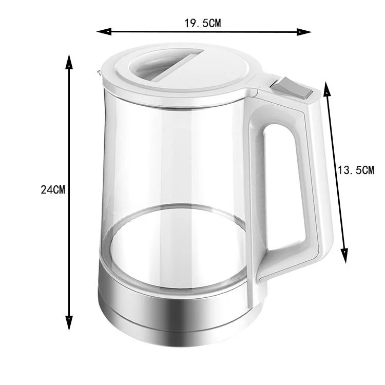 Cx-821 Organe électrique bouilloire en verre de l'eau chaude de bouilloire en verre en verre de l'eau Bouilloire électrique