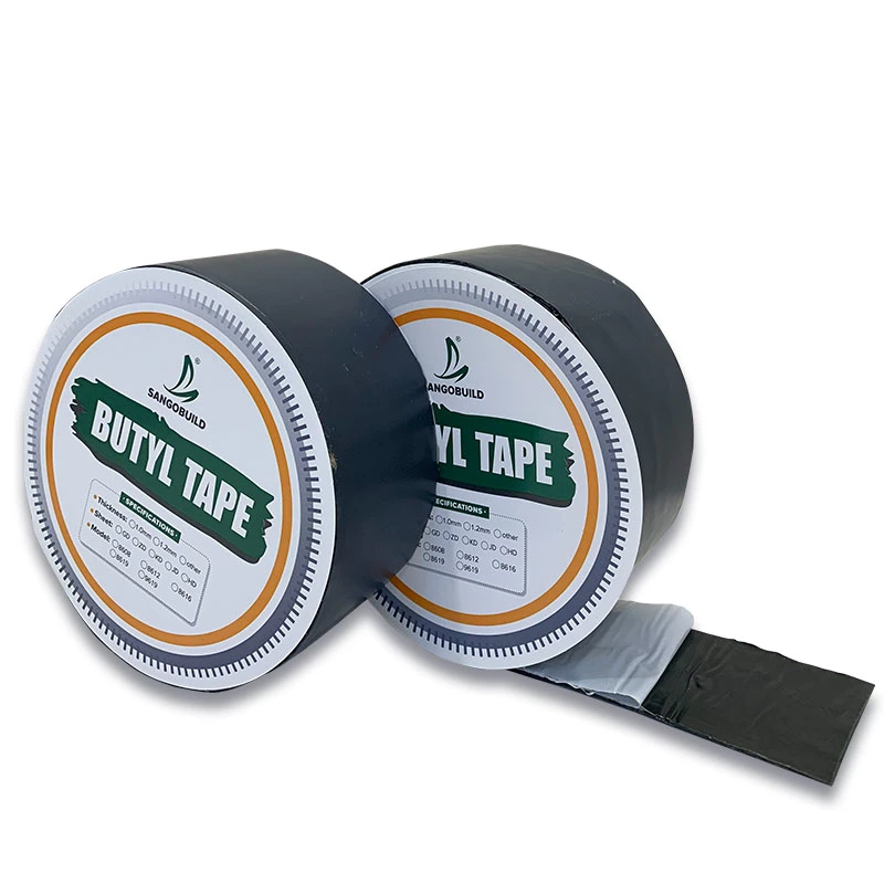 China Famous Brand Sangobuild Long Life Non-Curing Strong Adhesive Butyl Rubber Waterproof Tape