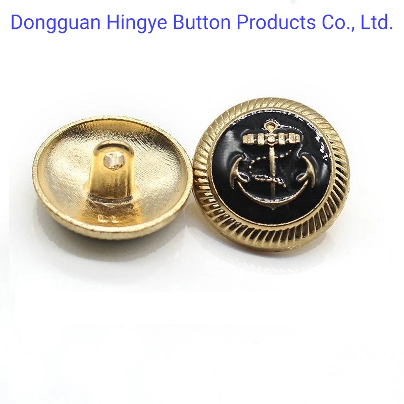 Old Silver Color Metal Button Zinc Alloy Metal Sew on Shank Button for Coat Garments Accessories