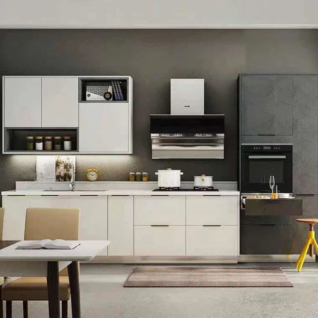 Hz High Gloss Lacquer Современный дизайн плоских дверей для Мини кухня индивидуальный кухонный шкаф