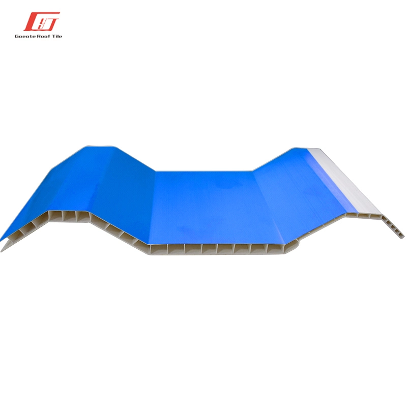 High Quality Heat Resistant Roofing Sheets UPVC Plastic Two Wall PVC Hollow Sheet Roofing