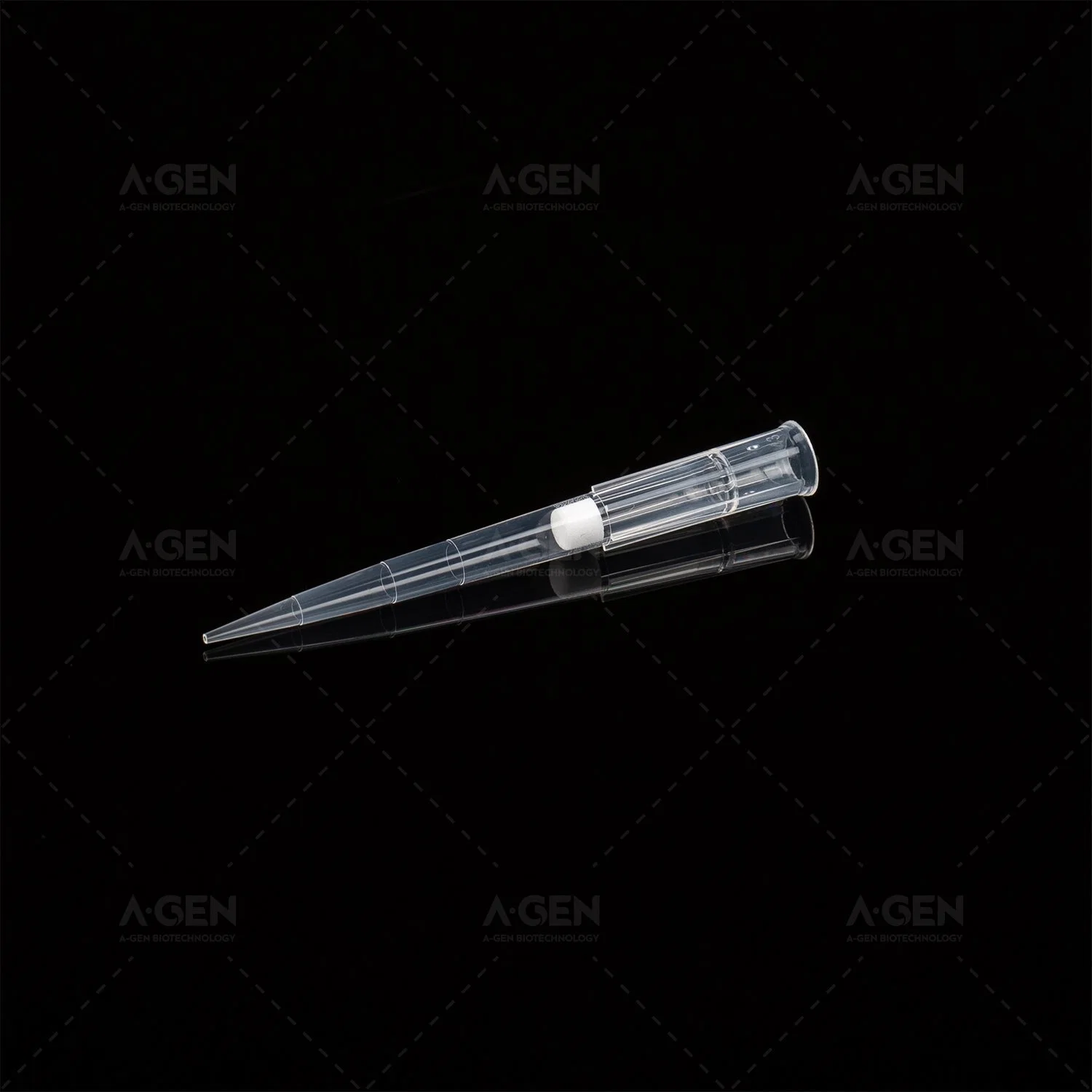 CÔNES DE pipettes transparentes pour PCR, SANS ADN et sans ARN, 100 ΜL