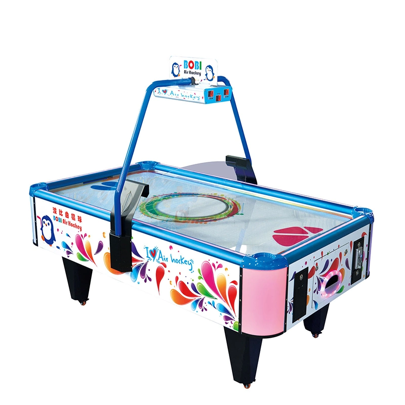 Indoor Münze betrieben 2 Spieler Luxus Air Hockey Tisch für Erwachsene