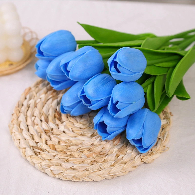 Tulip Simulation Flower Home Decoration Ornaments Wedding Photography Props Fake Flowers