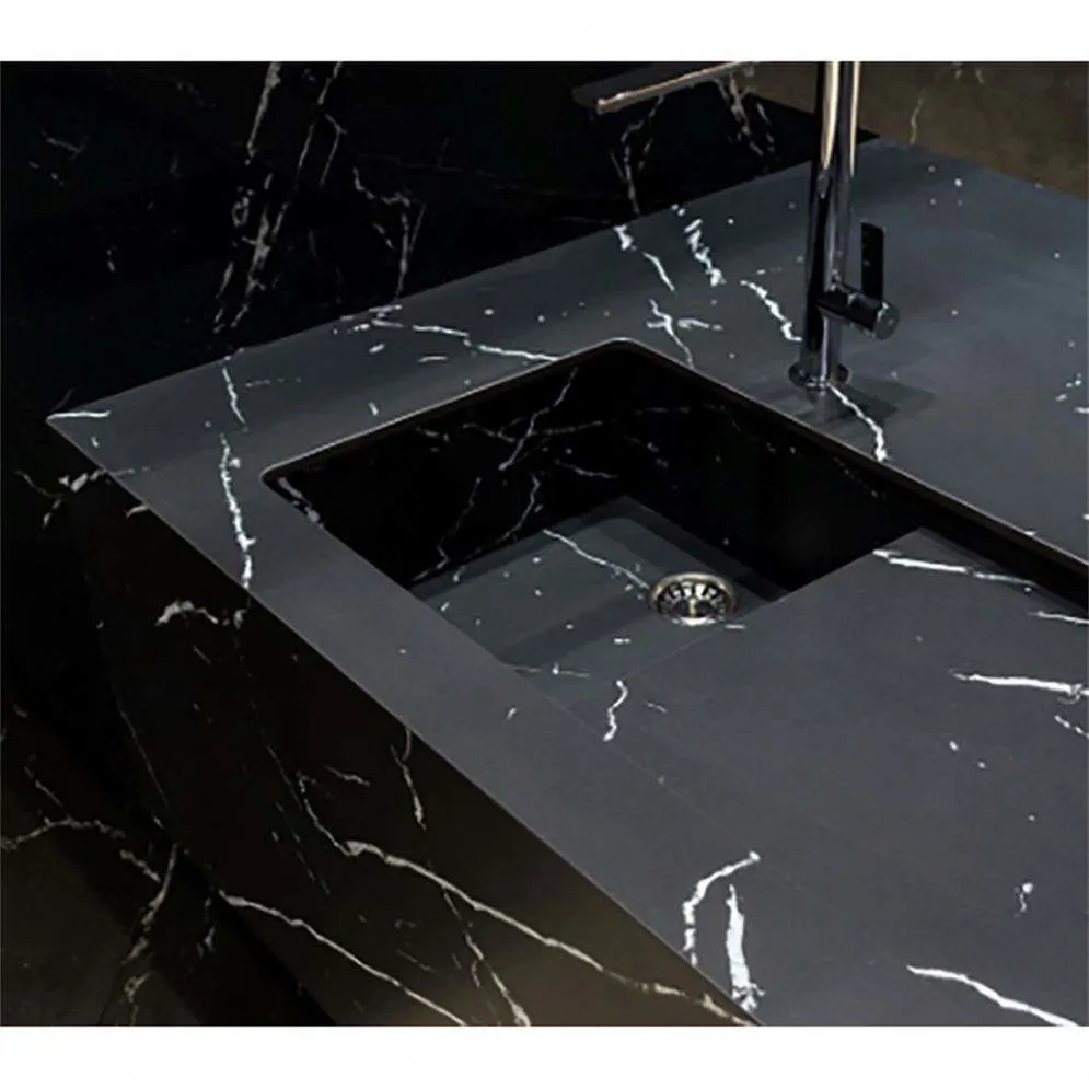 Taula Furniture 9mm Indoor Carara Sintered Stone Bathroom Countertop