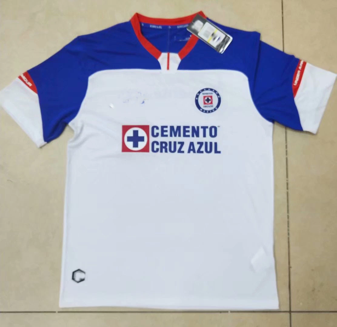 Cruz Azul Blue White and Red Football Uniforms