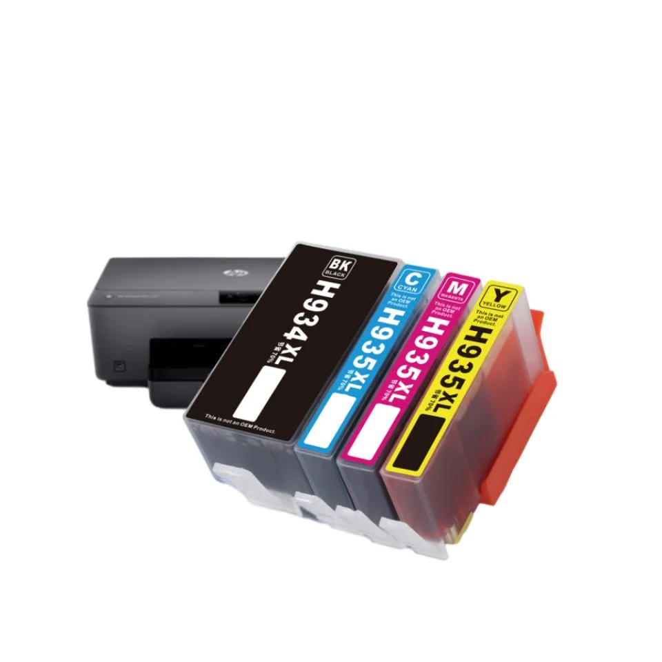 Compatible for HP 934 935 Refillable Ink Cartridge with Chip 934XL 935XL for HP Officejet PRO 6230 6830 6820 Printer