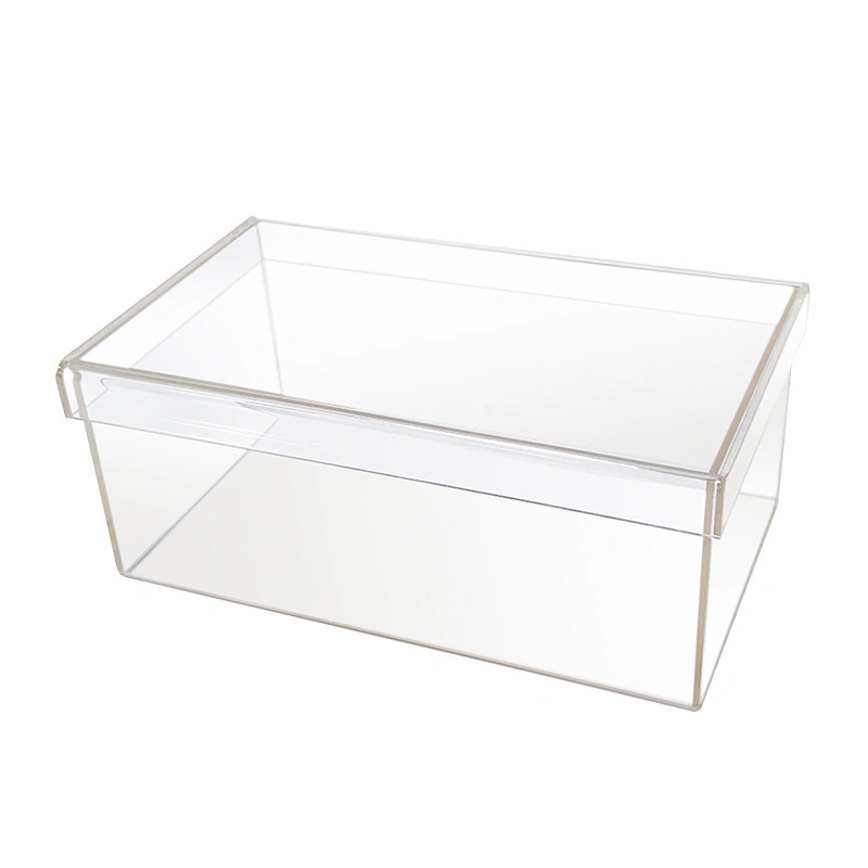 Factory Sale Flower Packaging Cover Box Clear Acrylic Flower Box