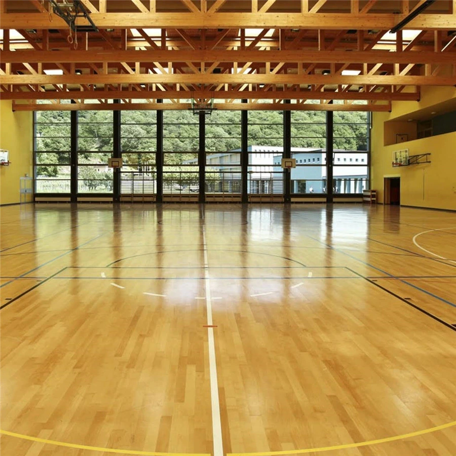 100% Safety Waterproof Fireproof PVC Vinyl Plastic Sports Floor for Basketball Courts