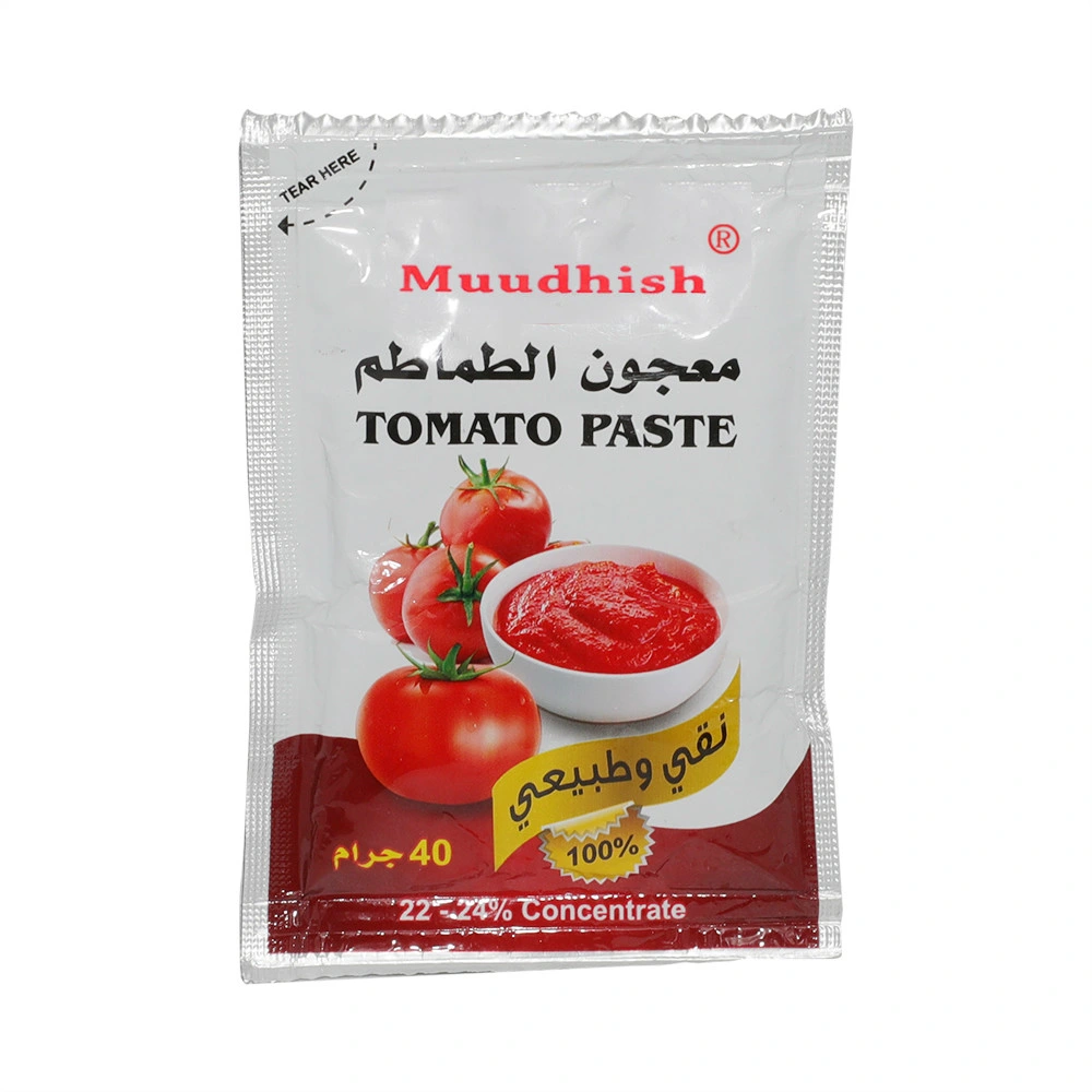 Pouch Plastic Bag Tomato Paste 18-20% 20-22% 22-24% 24-26% 28-30%