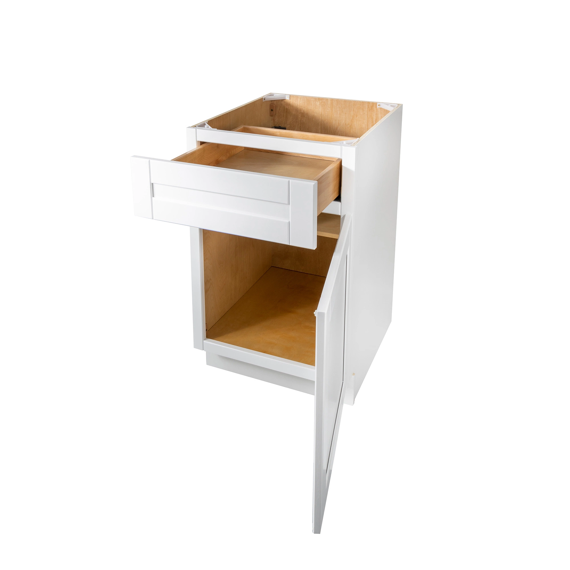 Agitador branco moderno de estilo americano Birch Design de armários de cozinha de contraplacado