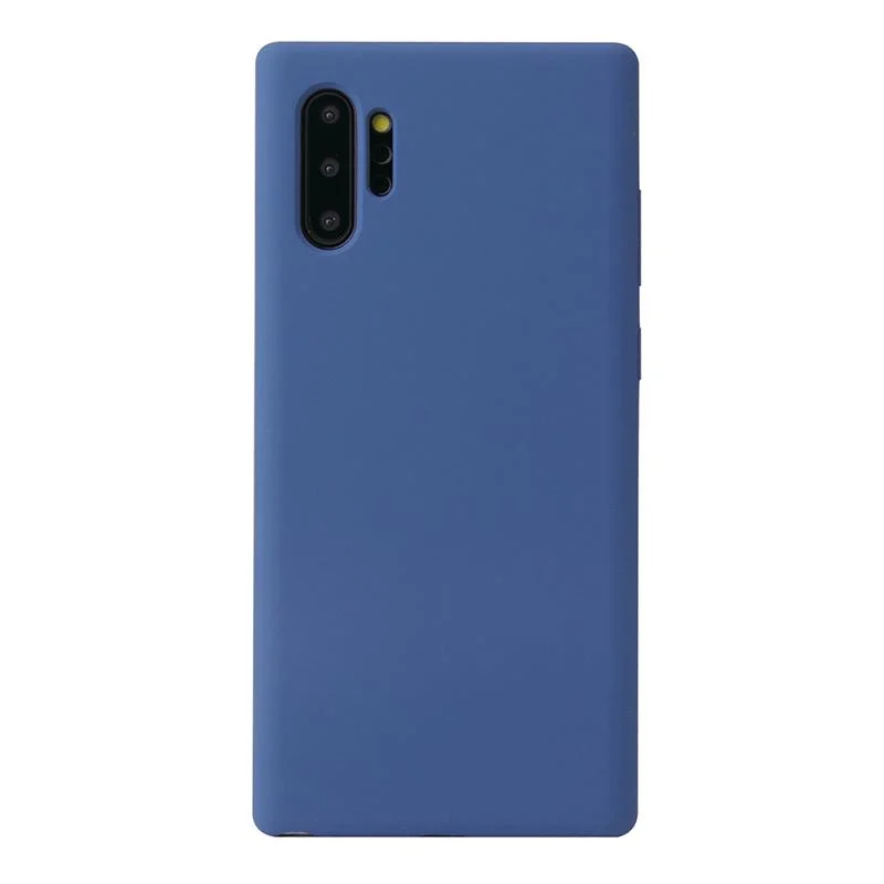 Accesorios de telefonía de Caso Caso genuino de buena calidad suave silicona líquida Material original silicona líquida Celular cubiertas para Samsung Nota 10 Plus