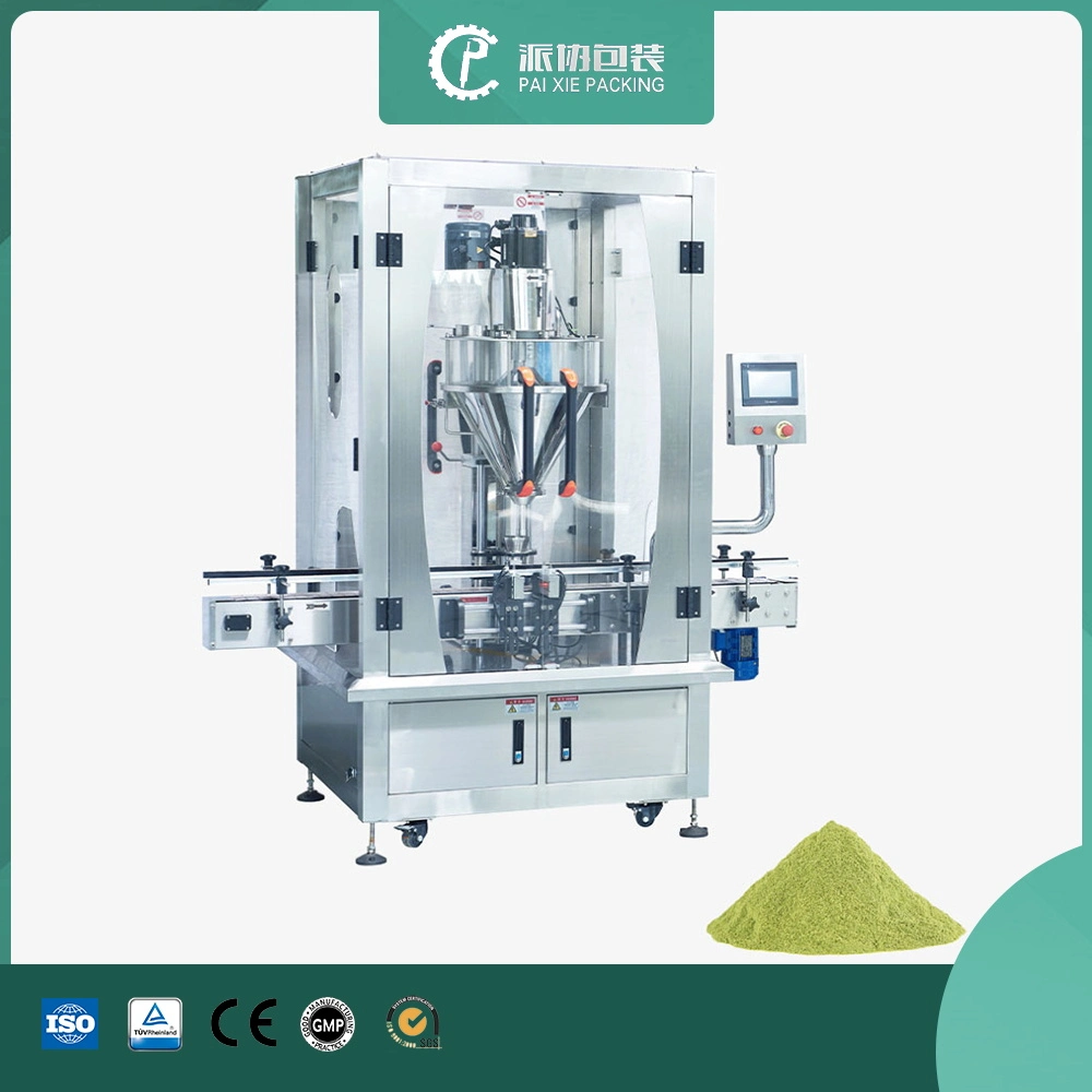 Health Care Products Fiber Powder Protein Powder Food Powder, Automatic Cup, Cup, Weighing, Filling and Capping Machine