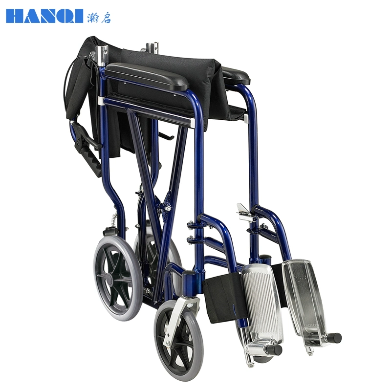 Folding Light Medical Equipment Small Multi-Functional Hospital Equipment Paralysis Wheelchiar