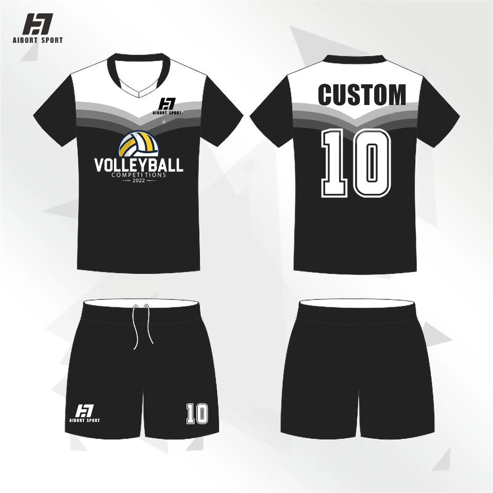 Aibort 2022 New Beach Volleyball Wear Herren&amp;Damen Trikot Set sublimate Individuelle Designs Volleyball Team Uniformen Set