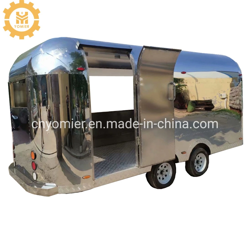 UK Standard Mobile Airstream Sandwich BBQ Burger Food Kiosk