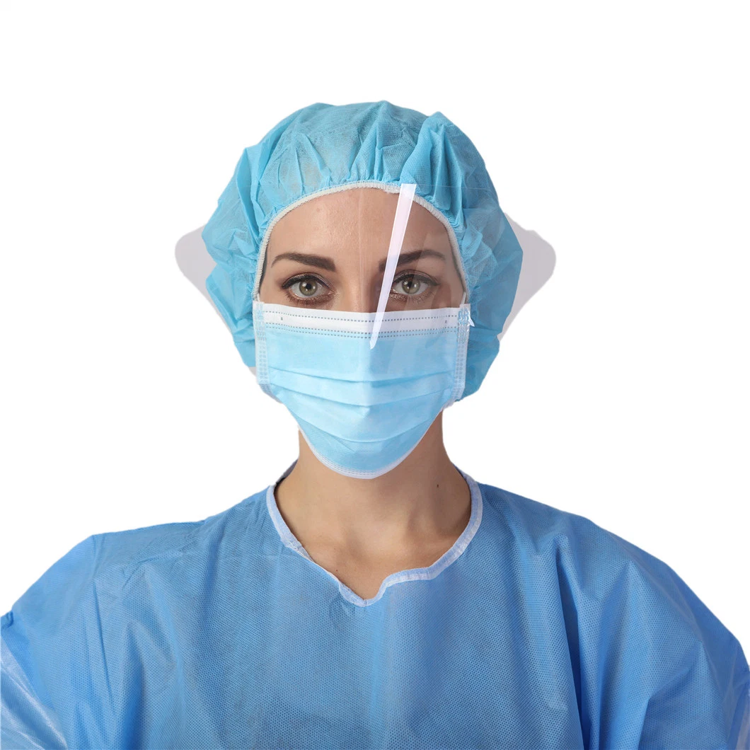 Disposable Medical Nonwoven Clip Cap Mob Cap Doctor Cap Nurse Cap with Elastic Band, China Supplier