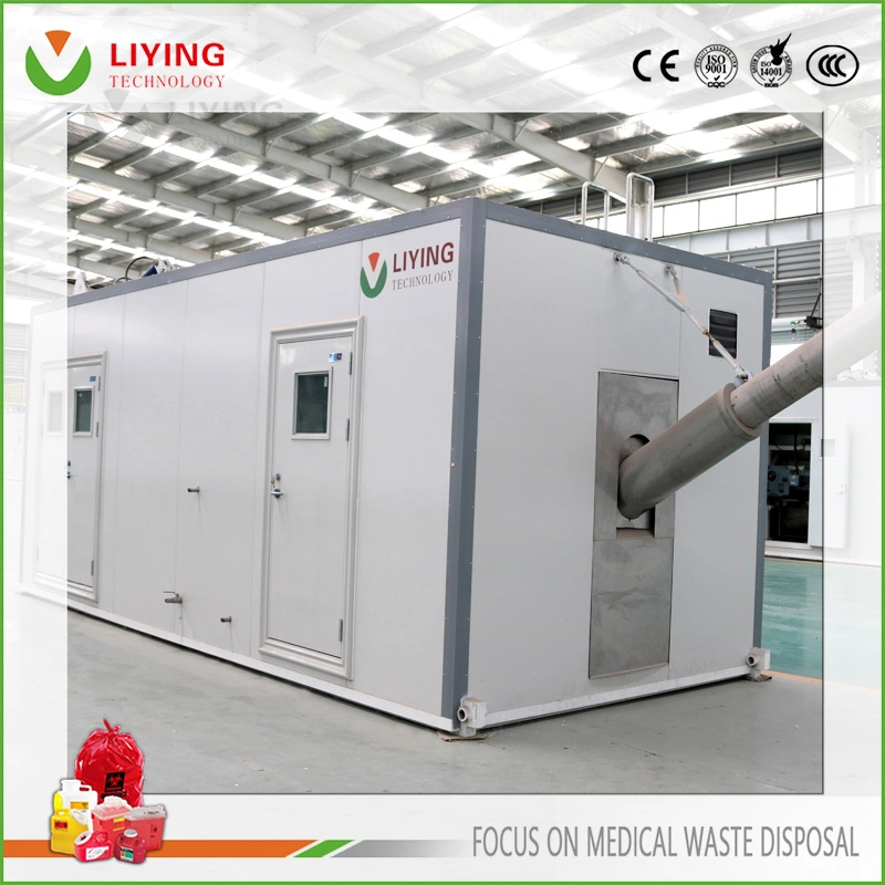 Hospital Medical Waste Microwave Disposal Waste Treatment Equipment/ Microwave Steam Sterilizer Machine