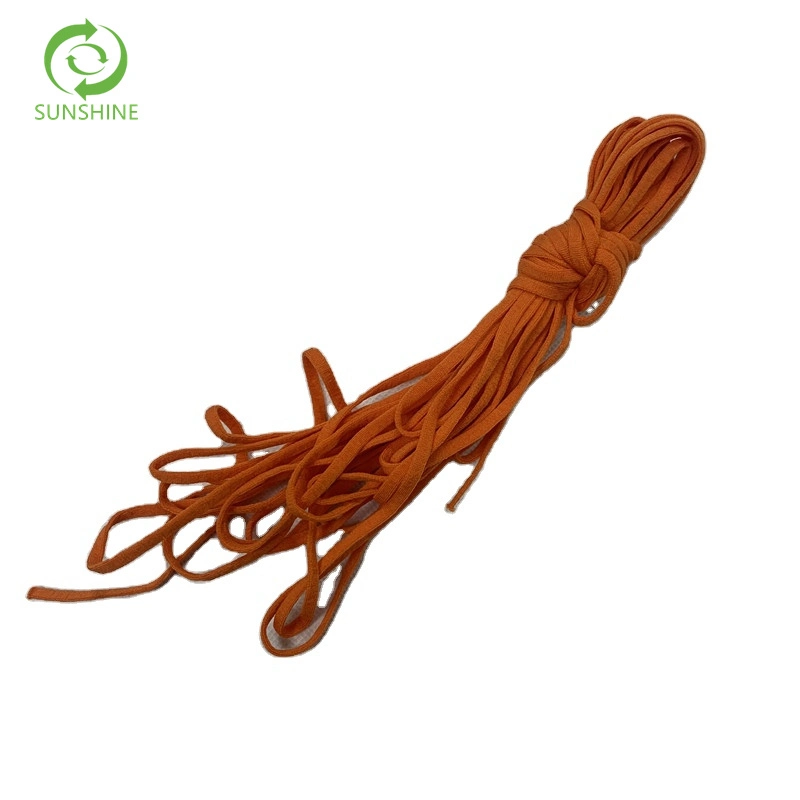 Round Type Elastic Earloop 3-5mm for Nonwoven Face Mask