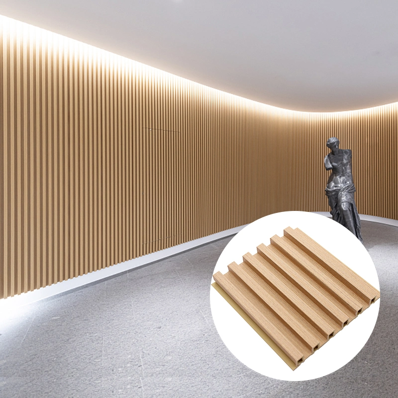 Paneles de revestimiento de pared WPC de PVC de estilo moderno para decoración