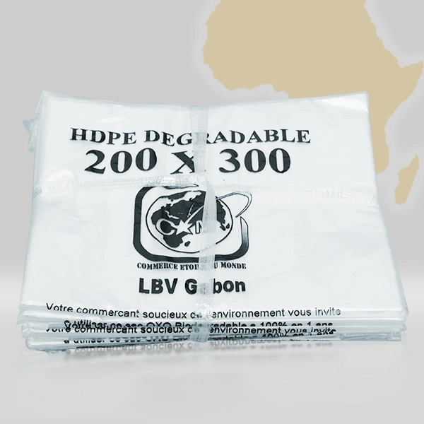 200*300mm de HDPE bolsa de agua plano la bolsa de aceite bolsas de plástico para el embalaje de alimentos en el mercado de África