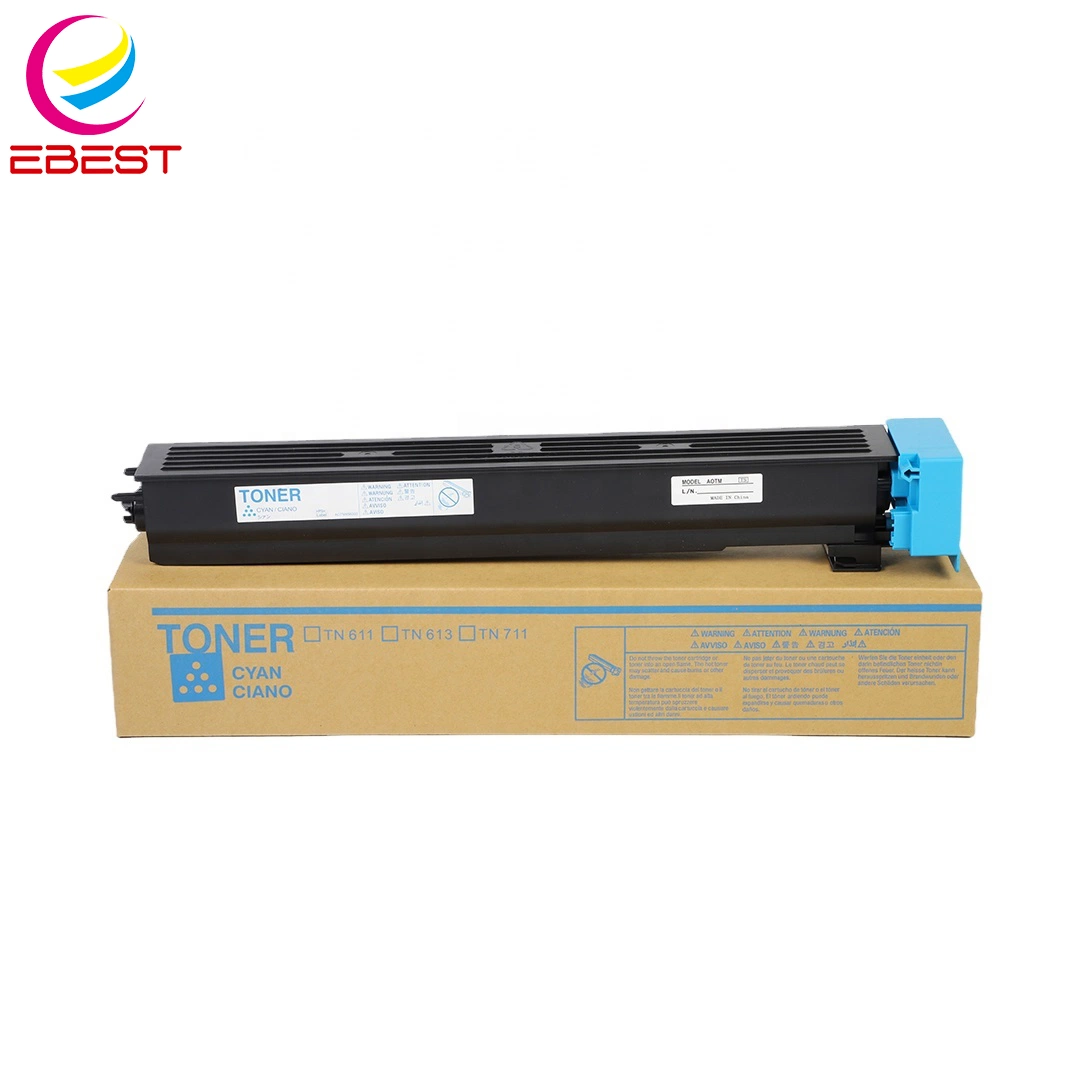 Ebest Compatible Konica Minolta Tn711 Tn-613 Tn611 Tn613 Toner Cartridge for Bizhub C451 C550 C650 C452 C552 C652