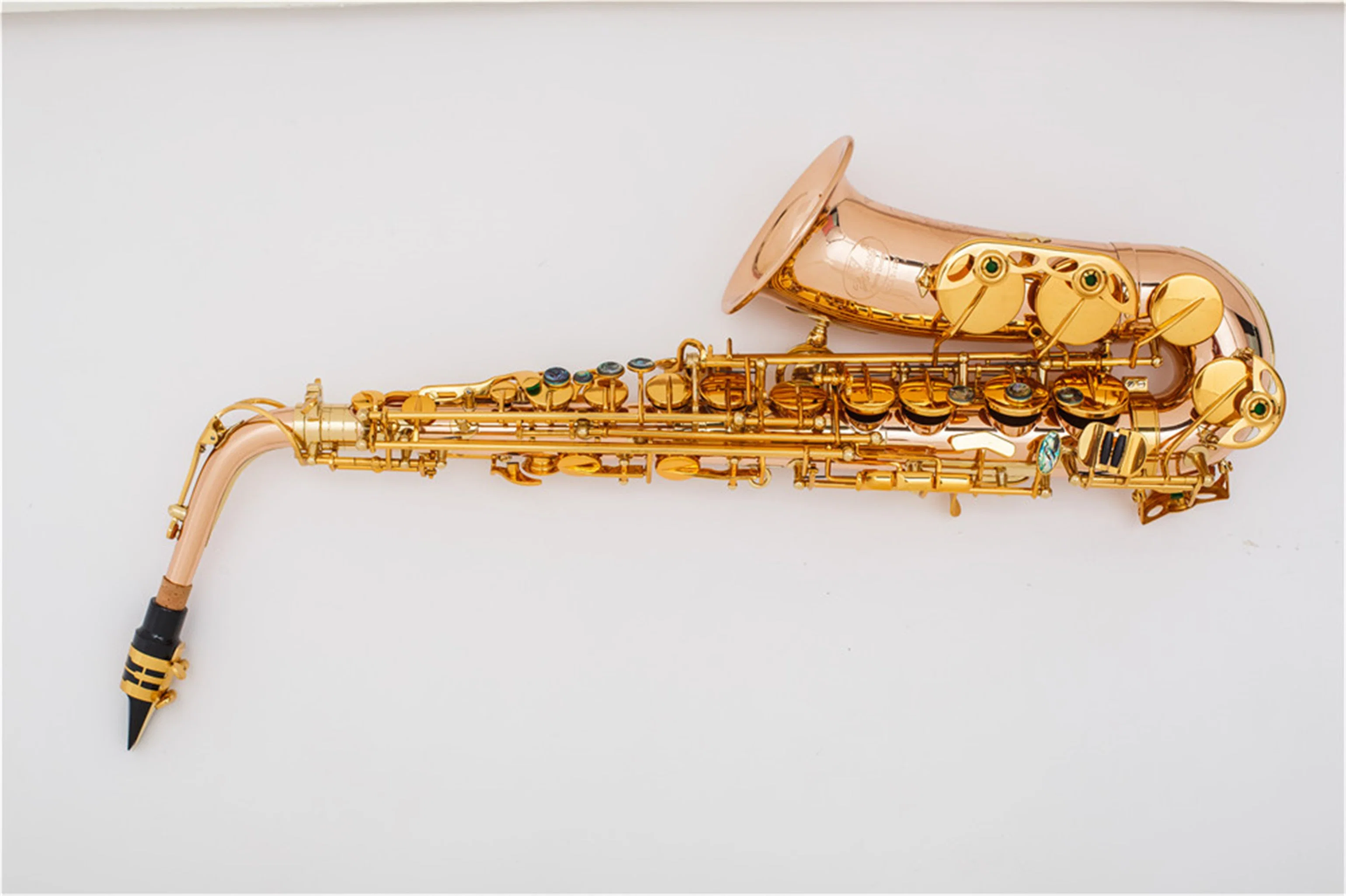 Red Copper Alto Saxophone, Made in China, Italy Pisoni Pads, Wholesale Musical Instrument