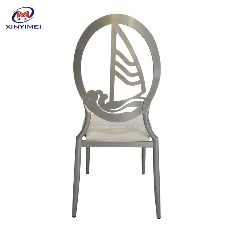 New Design Sailboat Pattern Wedding Party Metal Chair Wholesale/Supplier