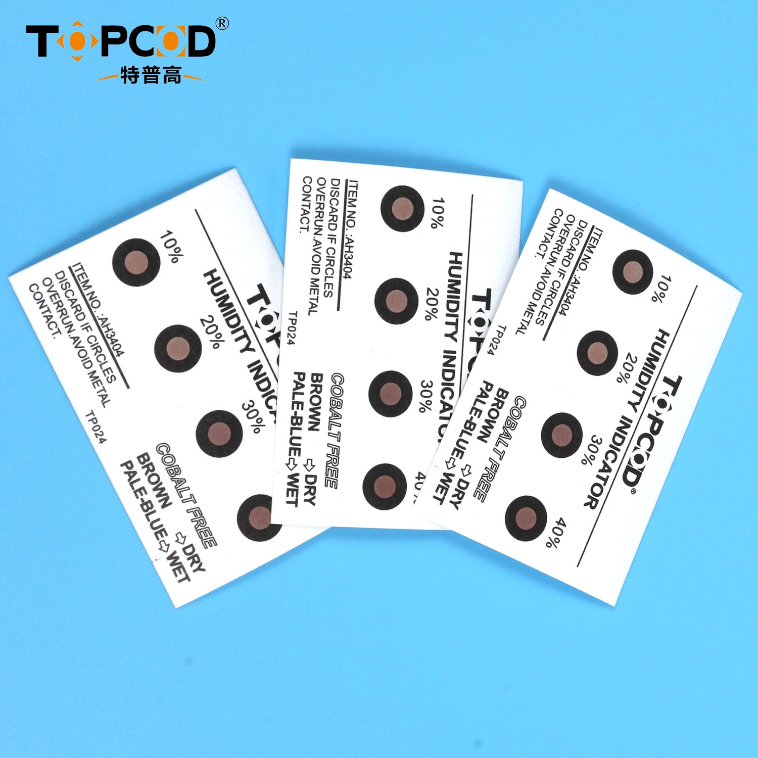 10%-60% Cobalt Free Humidity Indicating Card PCB/LED/IC Used