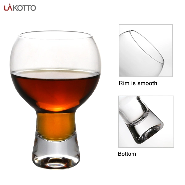 2022 Hot Sell 380ml Handmade Torch Shape Glass Cup/Beer Glass with Customized Design