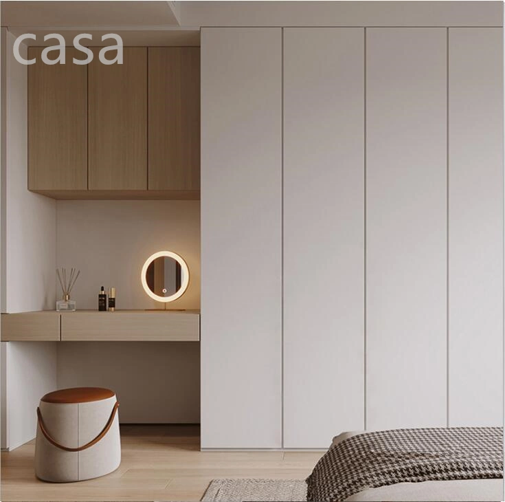 Minimalism Small White Closet Tall Storage Closet Furniture