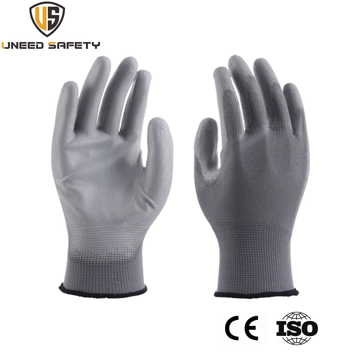 Antistatic ESD Electronic Carbon Fiber Screen Touch Gloves with White PU Palm Coated