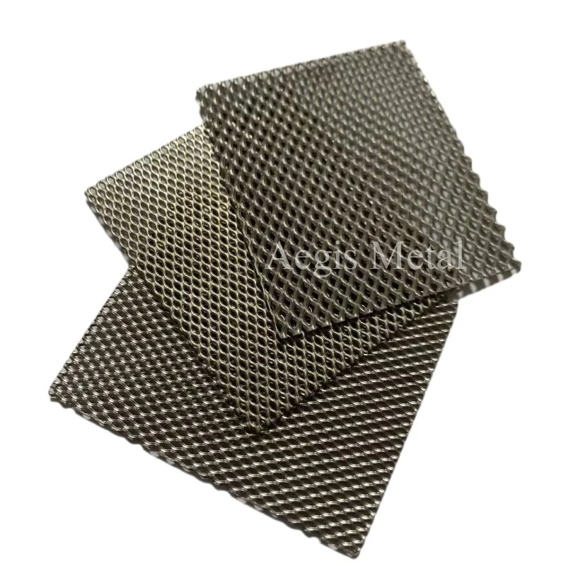 Cathode Mesh 0.5mm 3X6mm Diamond Expanded Nickel Metal Flat Mesh