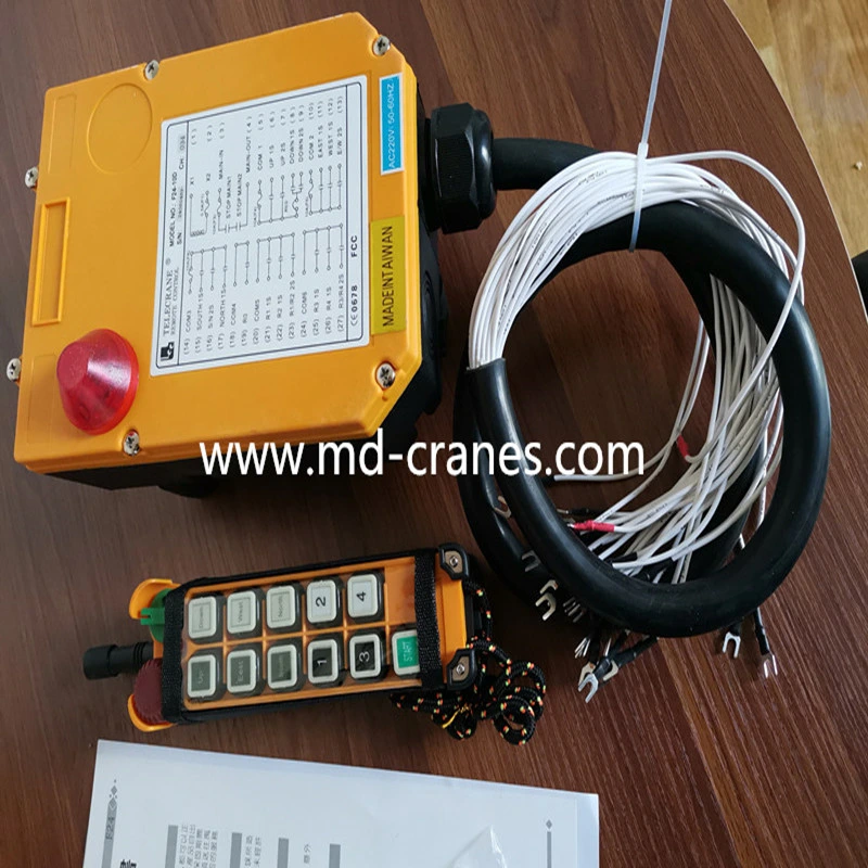 Telecrane Crane Double Speed Control Radio Remote Control with 10 Buttons