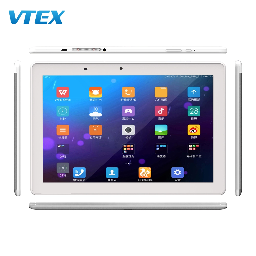 Comercio al por mayor de 10.1 pulgadas WiFi Android 10 puntos Touch Tablet PC Tablet 4G LTE SIM