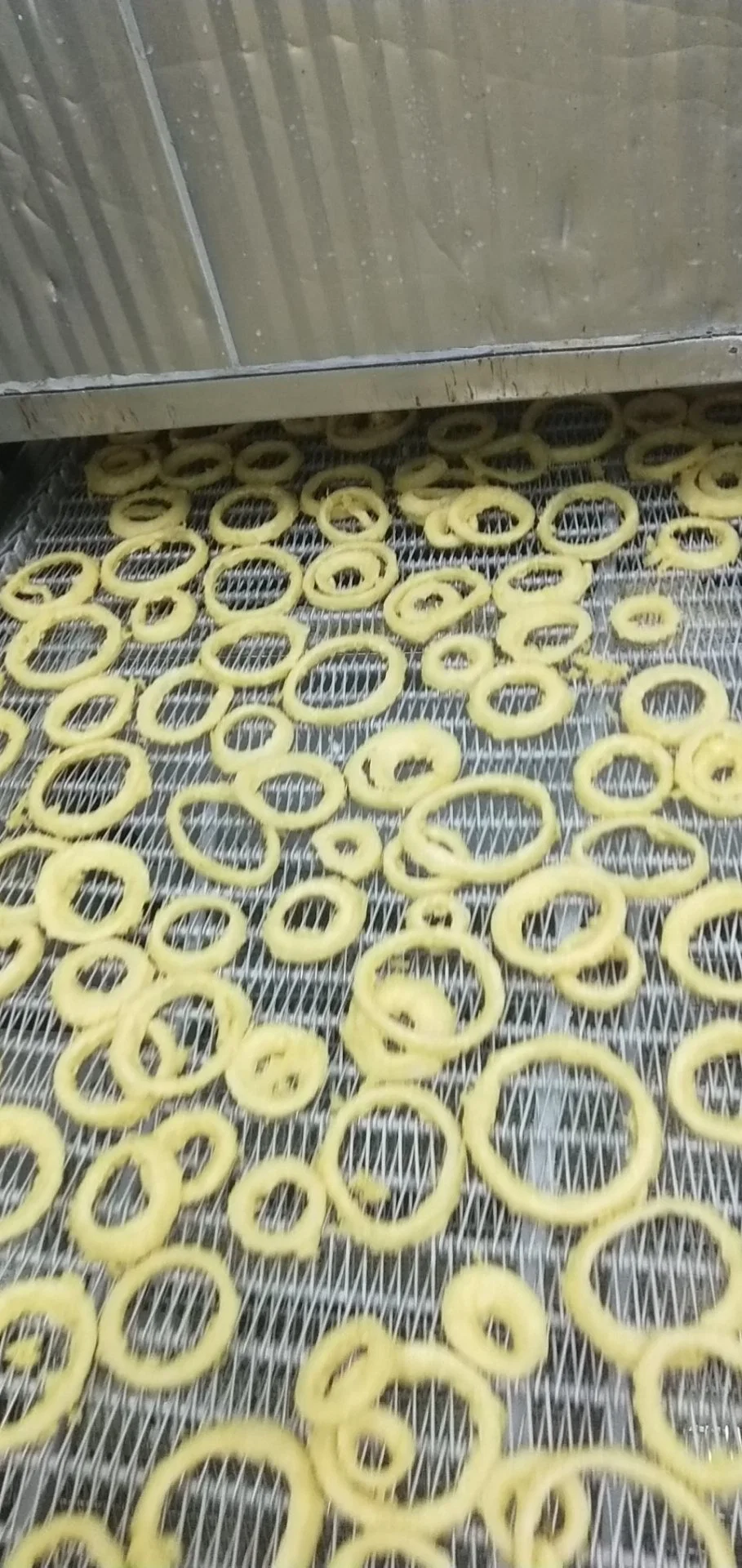 Alimentos congelados assolado congelada do anel de cebola comida Fringer